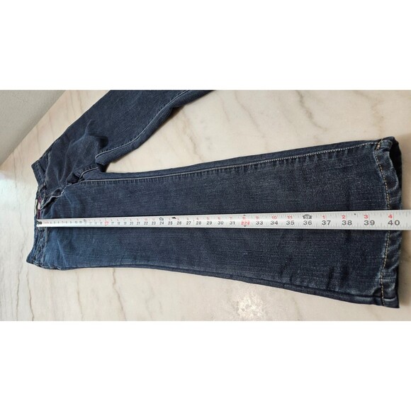 Natural Reflection Blue Dark Wash Skinny Stretch Denim Woman Jeans Size 6 - Picture 11 of 11